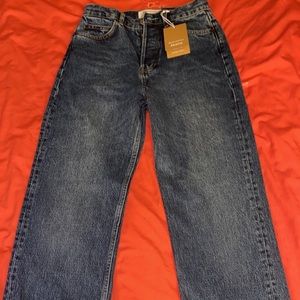 Cynthia High Rise Straight Long Reformation Jeans